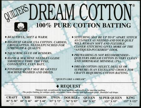 N3Q Quilters Dream Cotton - Queen