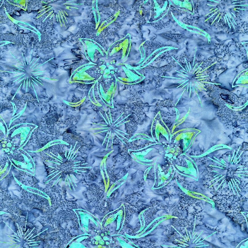 Marine Tropical Flowers & Stars