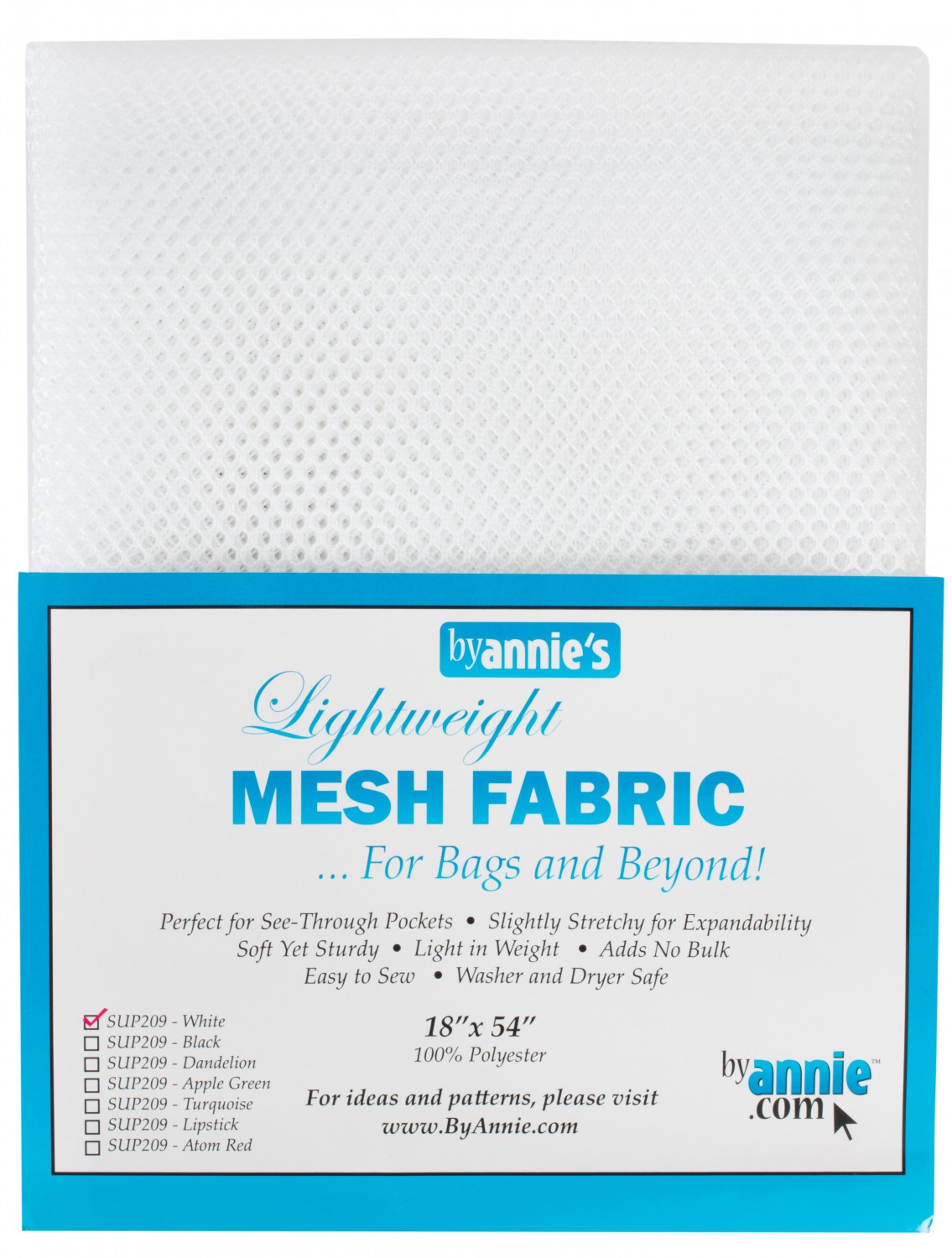 SUP209-WH Mesh Fabric weiß