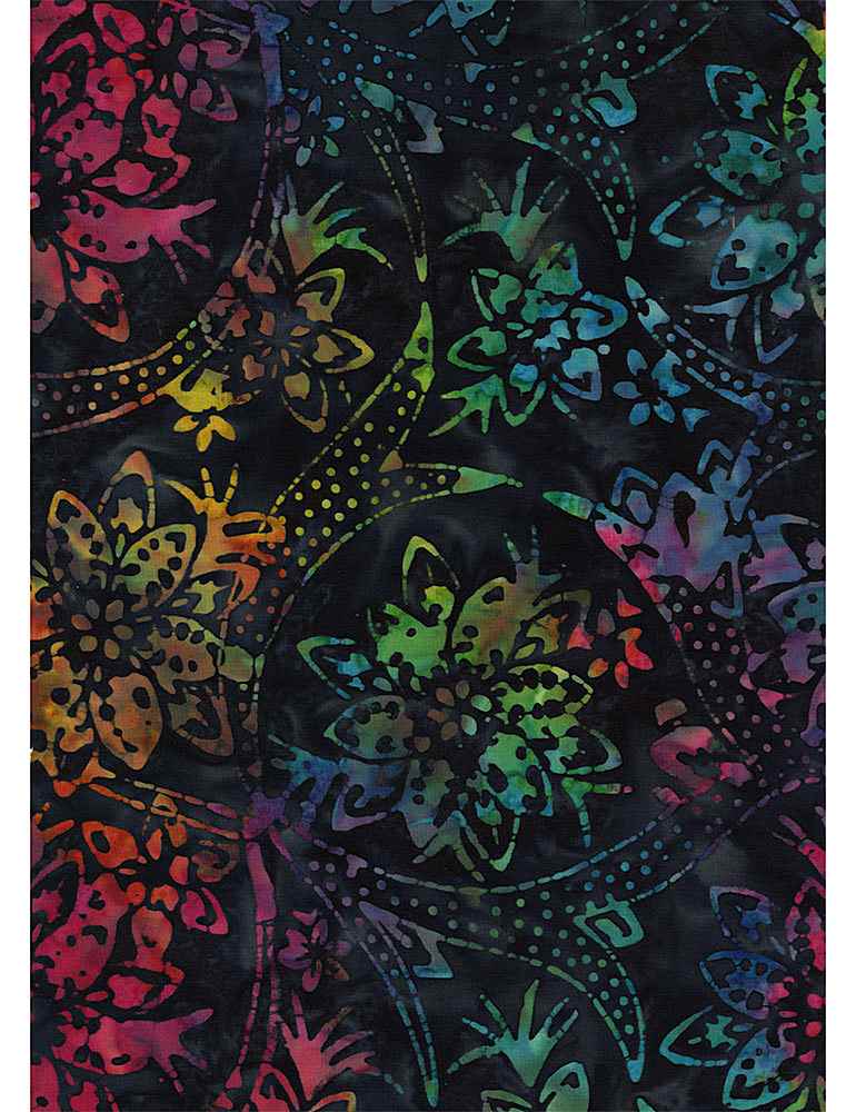 69750 RESTSTÜCK! Tonga Batik Rainbow