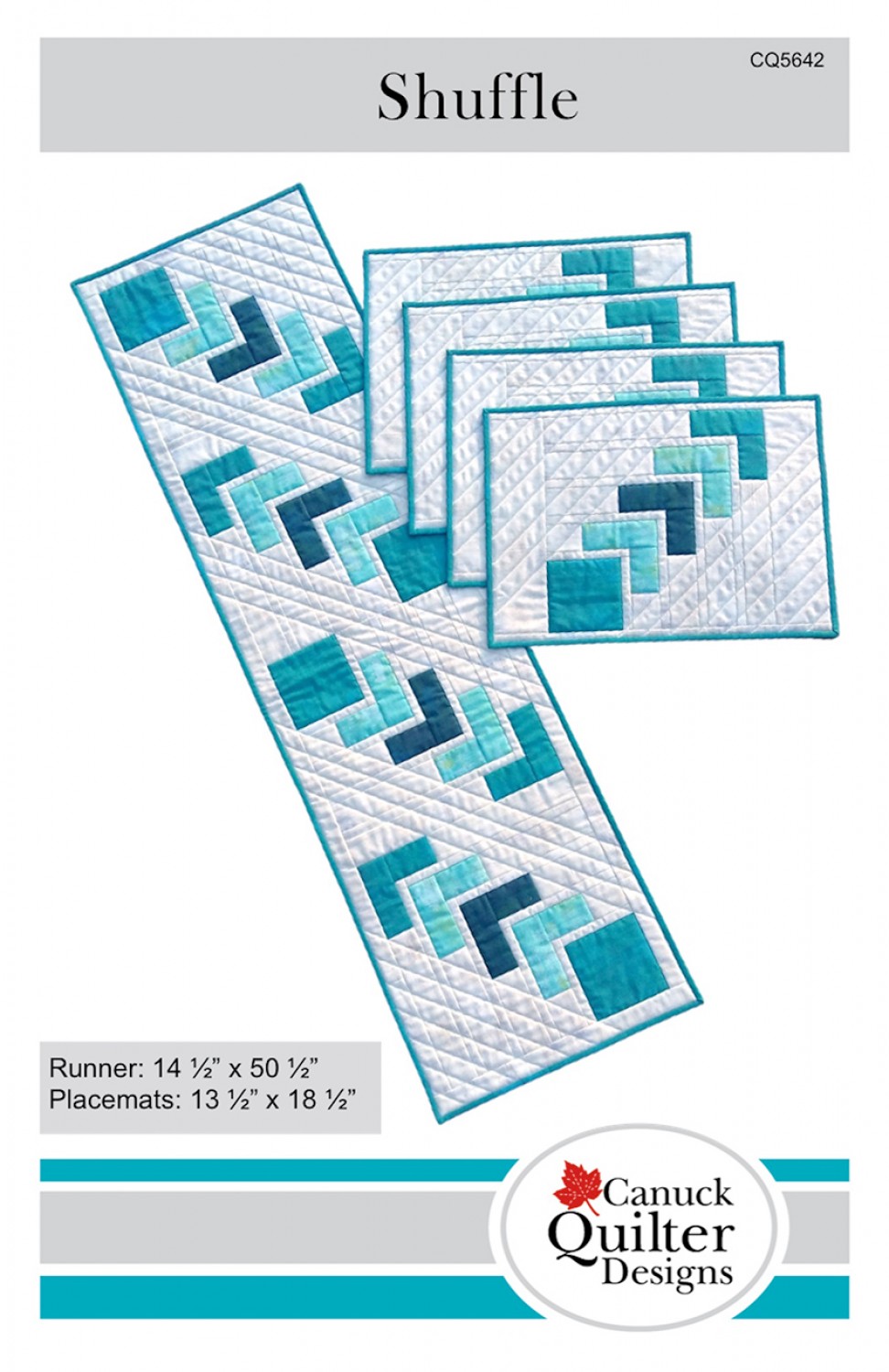 CQ5642 Shuffle - Tablerunner + Placemats