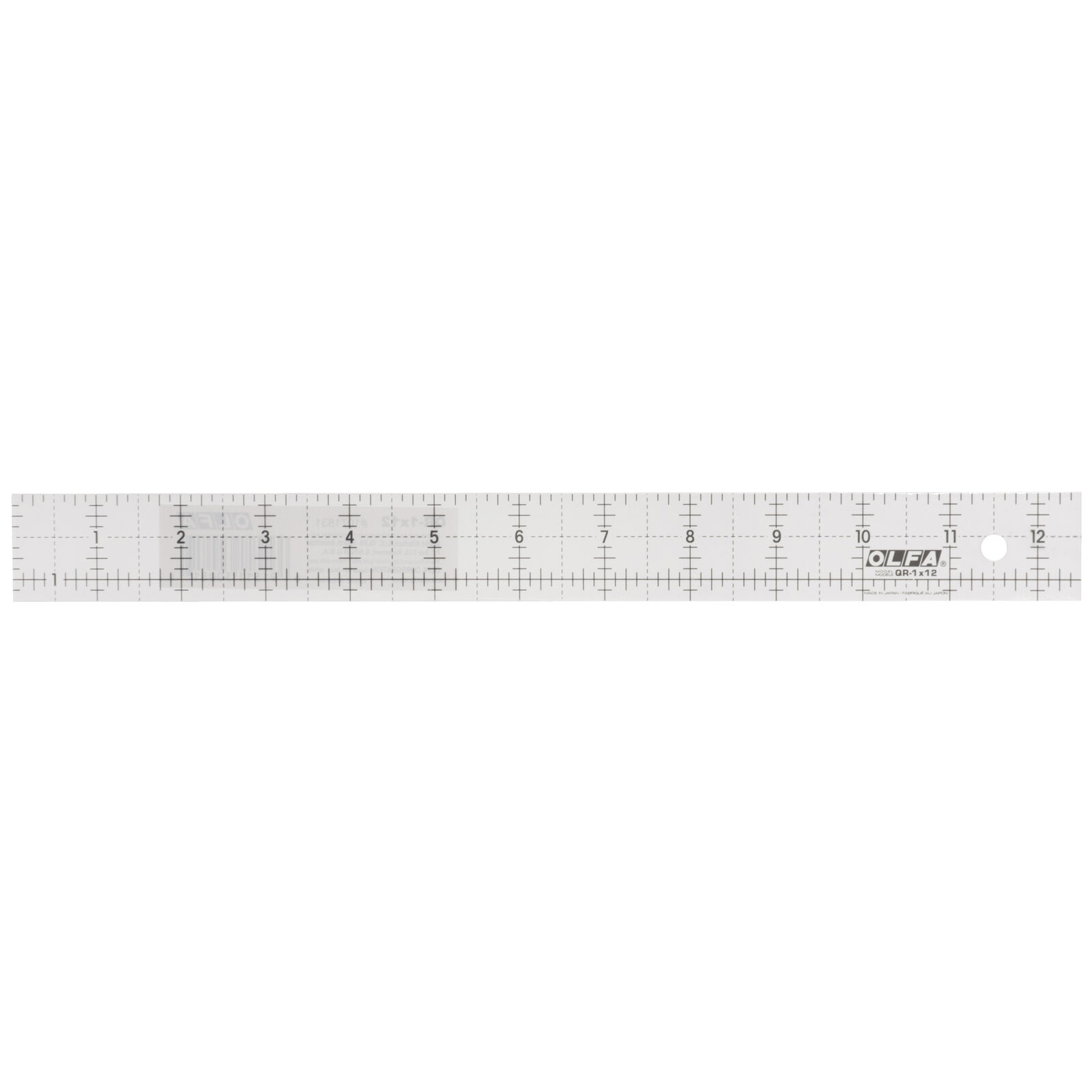 olfa-1-x-12 Frosted Ruler 1,25 x 12 Inch