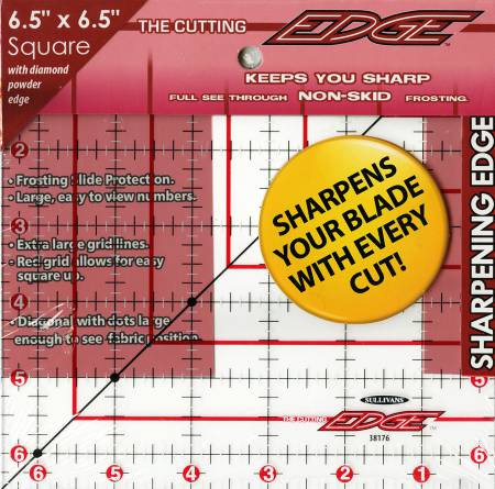 38176 The Cutting Edge Ruler 6,5 x 6,5 Inch