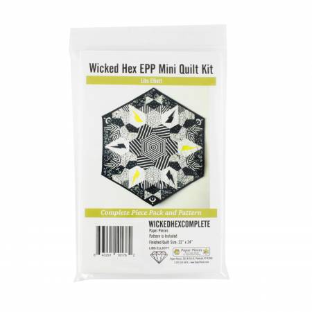 wicked Wicked Hex EPP Mini Quilt