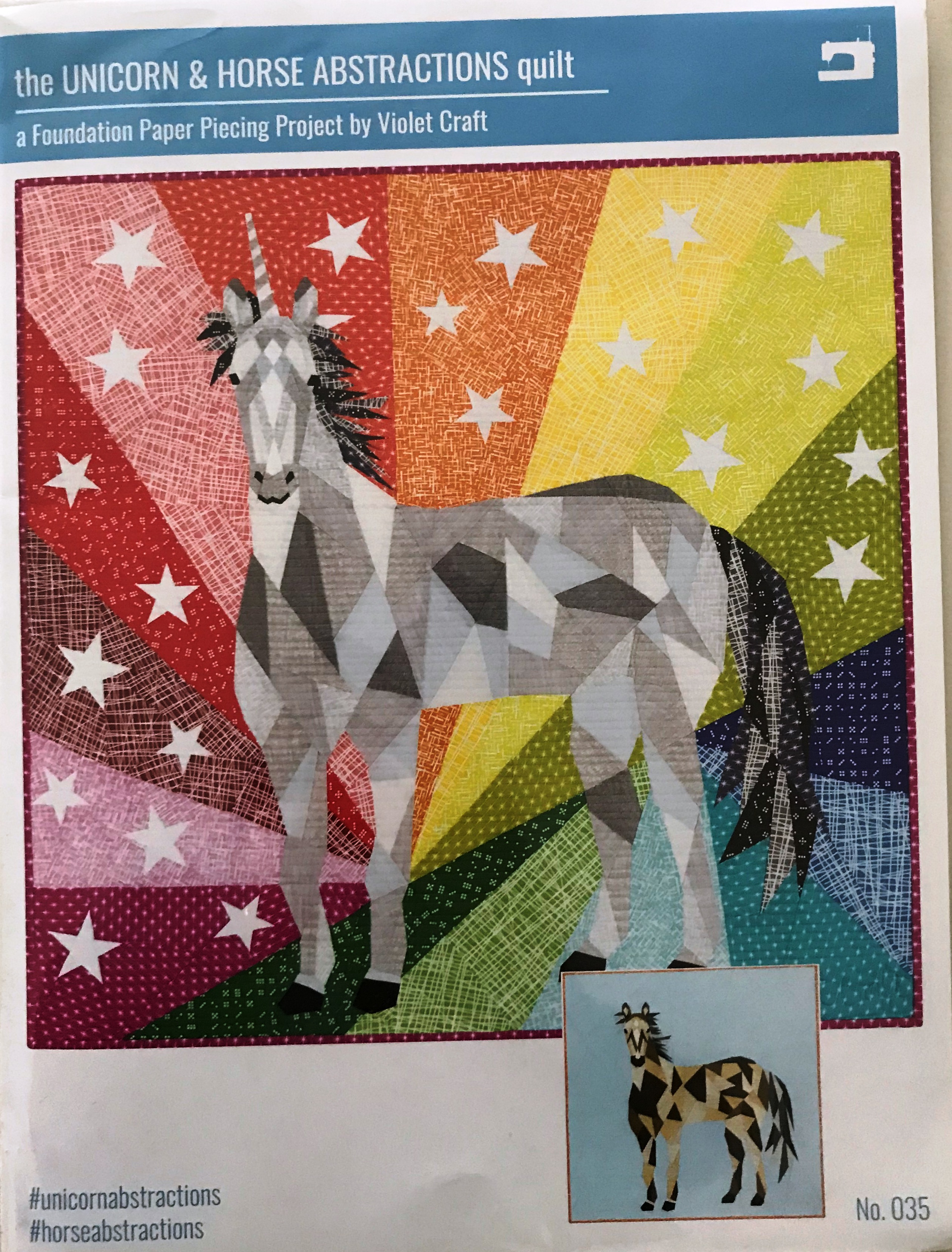 IMG_2398 The Unicorn & Horse Abstractions Quilt