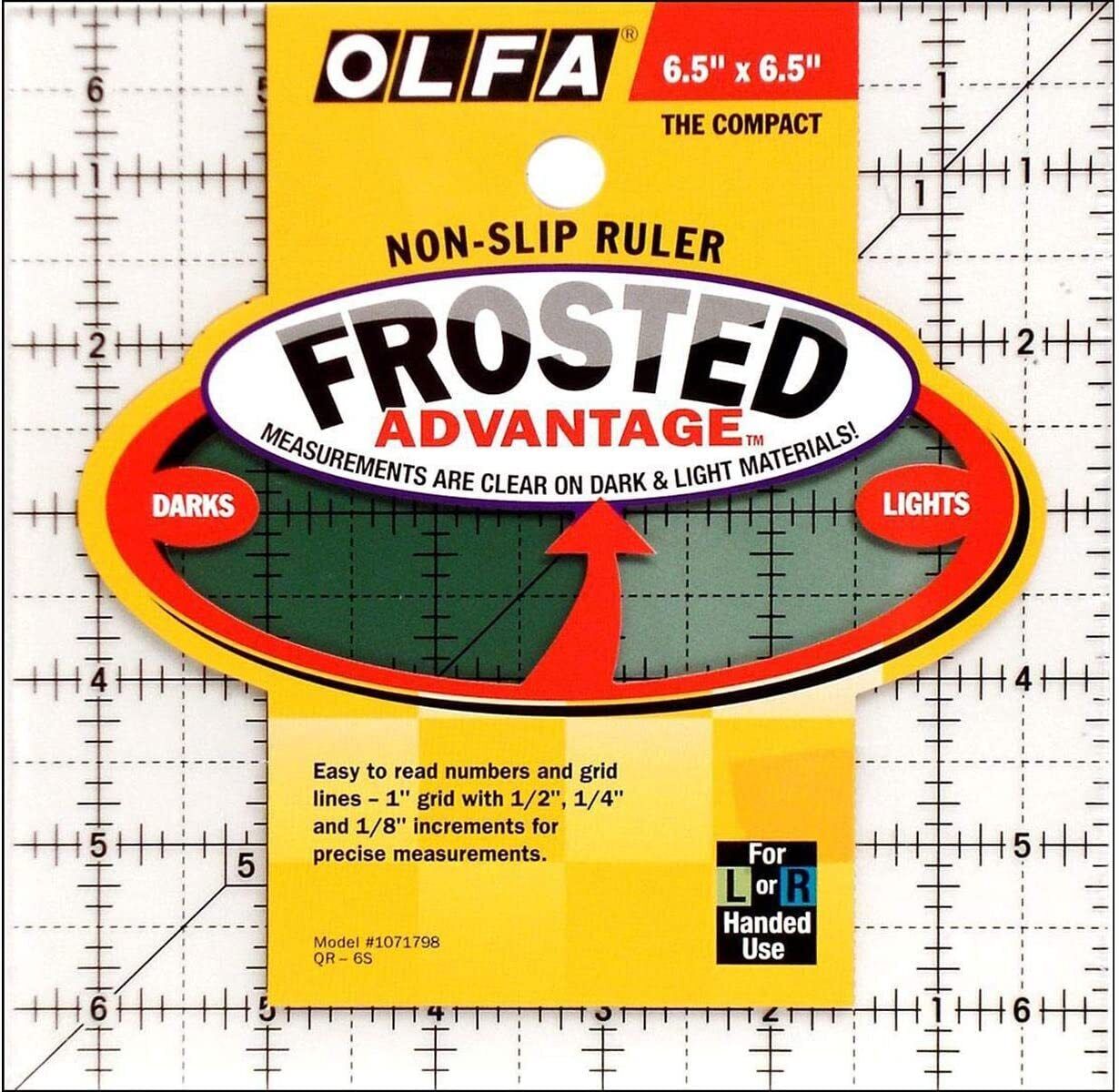 6-5-inch Frosted Ruler 6,5 x 6,5"