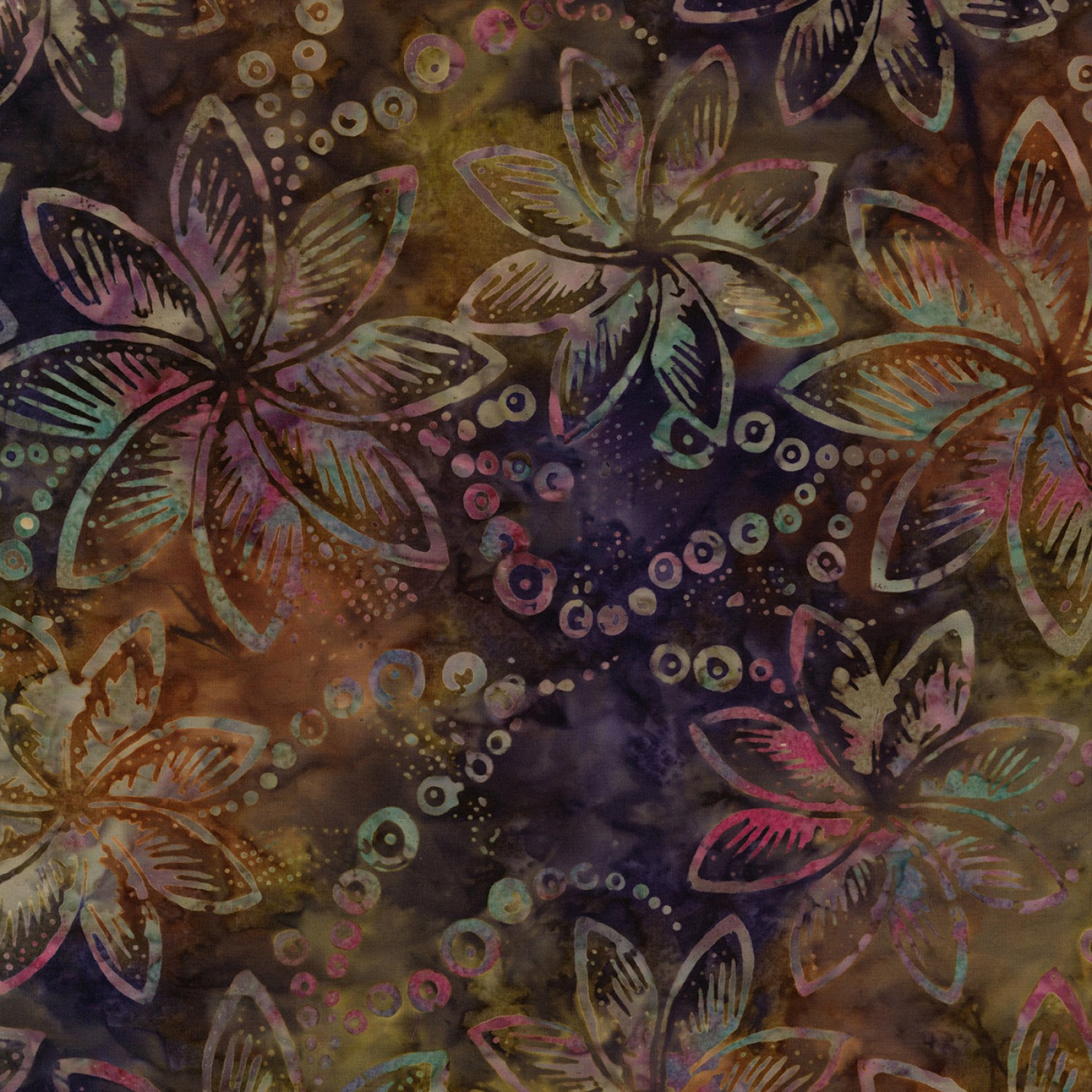 B8165-FOREST Tonga Batik B8165