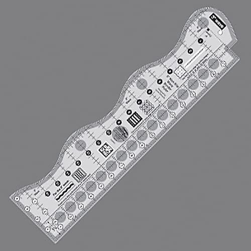 51Apyt3ds4L-_AC_ 3" Non Slip Wavy Border Ruler