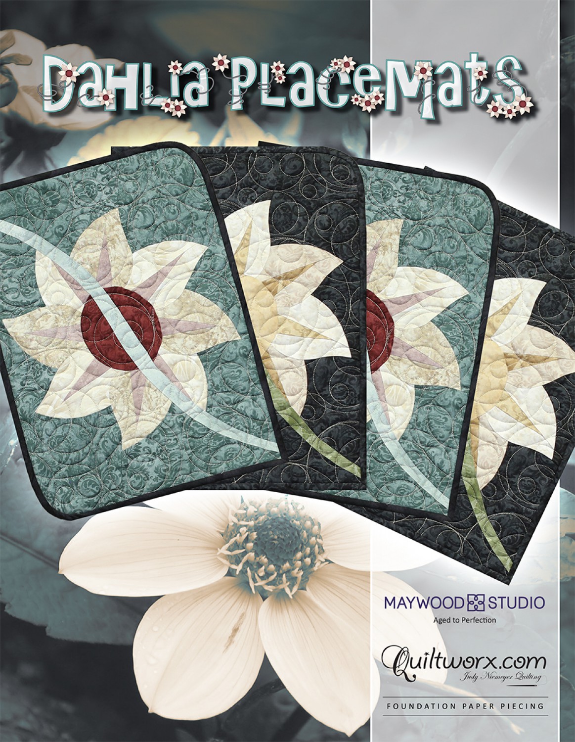 JNQ00214P3 Dahlia Placemats