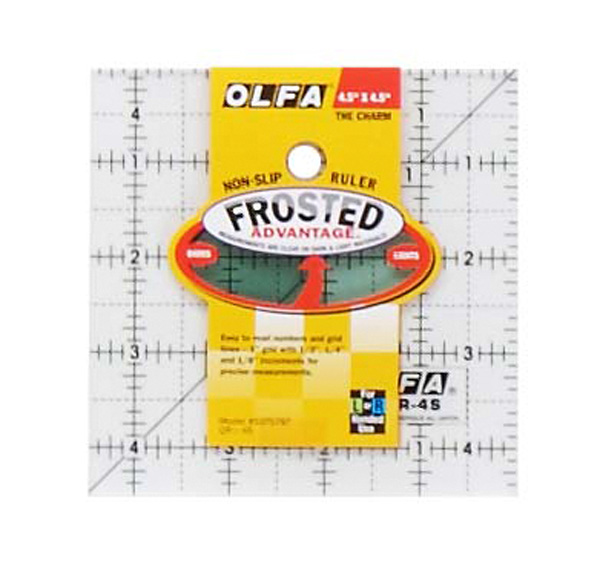 olfa-4-5 Frosted Ruler 4,5 x 4,5 Inch