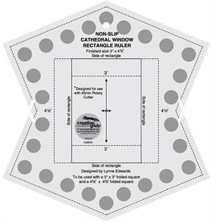 CGRCW Cathedral Window Rectangle Ruler