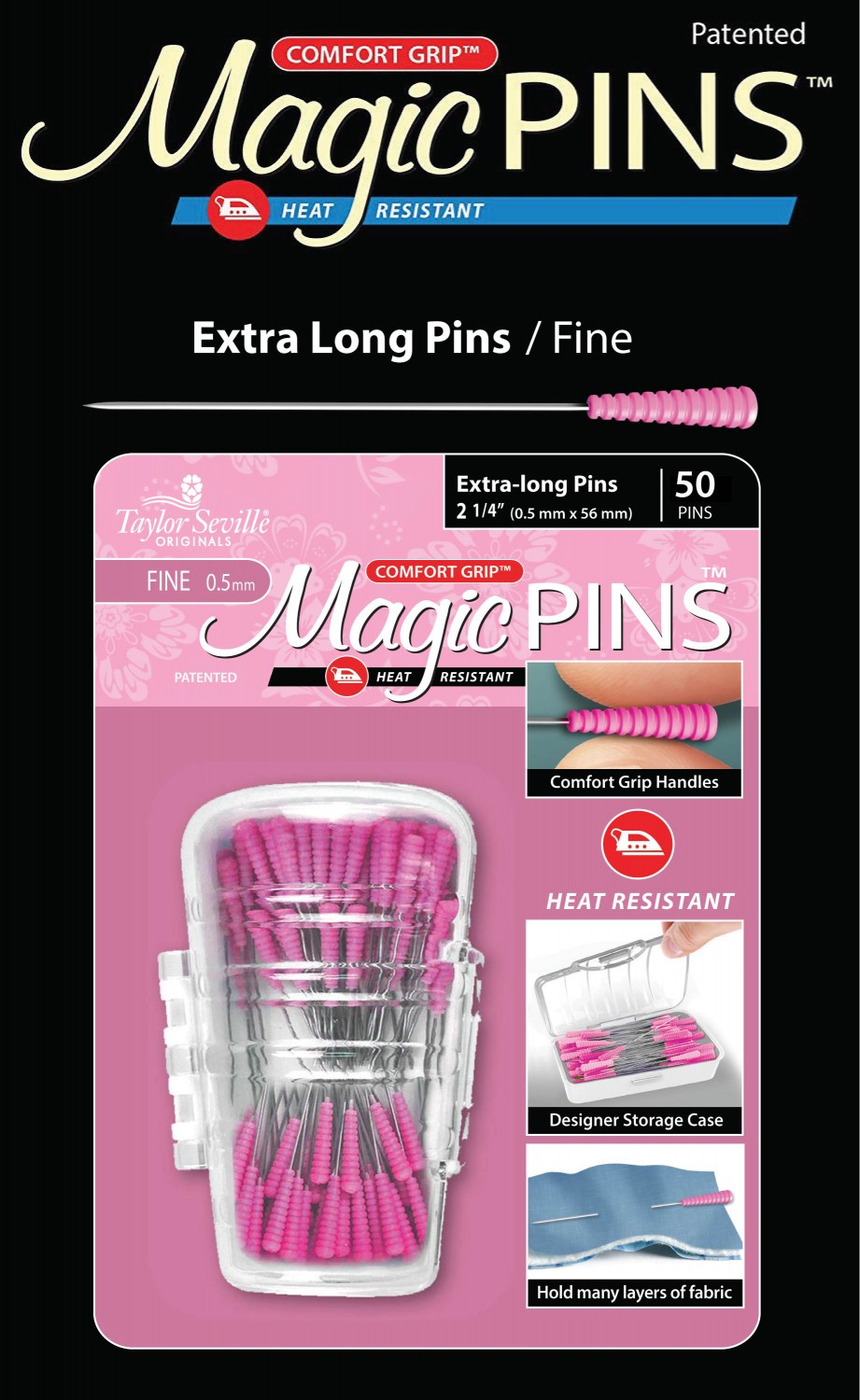 Magic Pins extra long