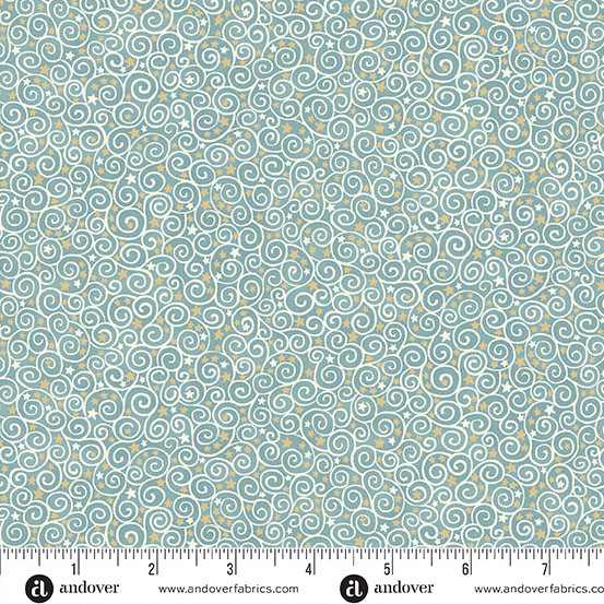 Charmed Scroll Teal