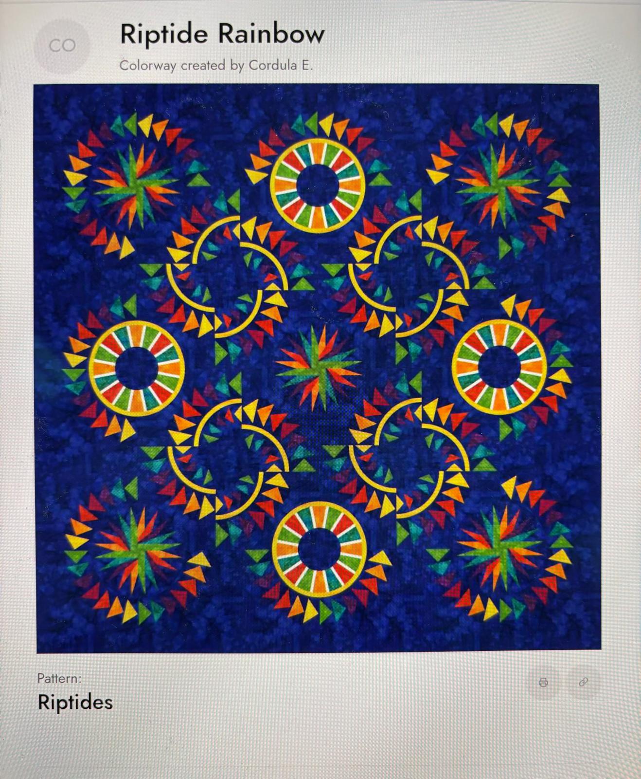 Riptide Rainbow Materialpackung