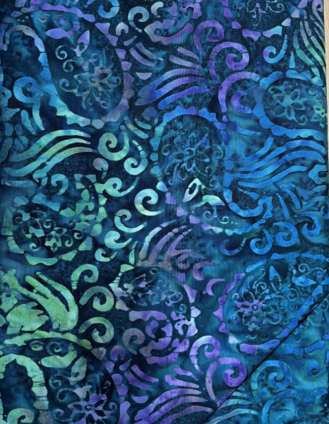 bunte Batik mit Paisley Muster