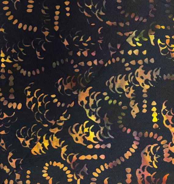 bunt gemusterte Batik