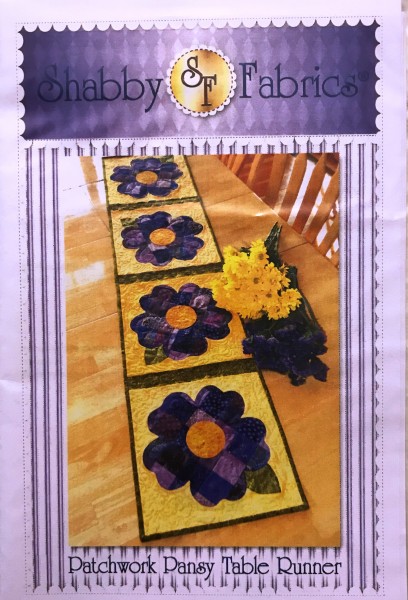 Patchwork Pansy Table Runner
