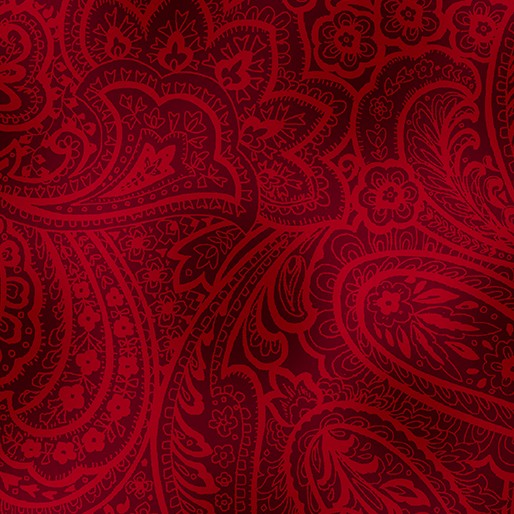 Radiant Paisley bordeaux rot