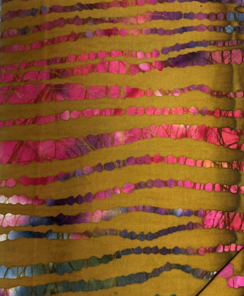 bunt gemusterte Batik