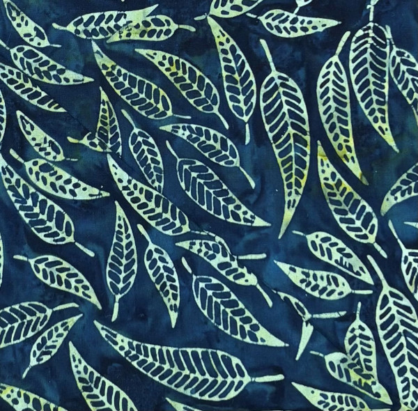 Batik grün gemustert