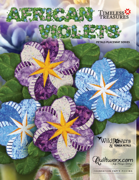African Violets Placemats 26.3.22